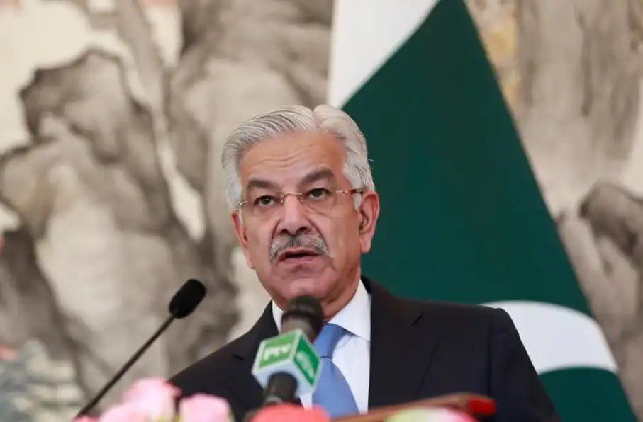 🔴وزیر دفاع پاکستان: با تحریک طالبان پاکستان مذاکره نمی‌کنیم