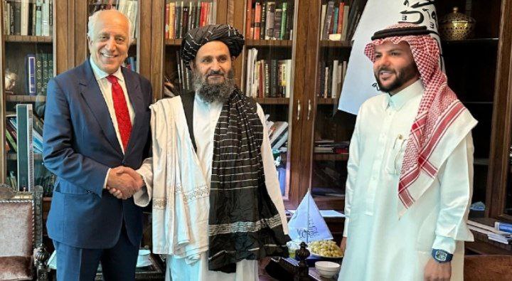 🔴دیدار رییس شرکت عربستانی و خلیل‌زاد با ملا برادر؛ گفت‌وگو درباره‌ی اکتشاف و استخراج گاز