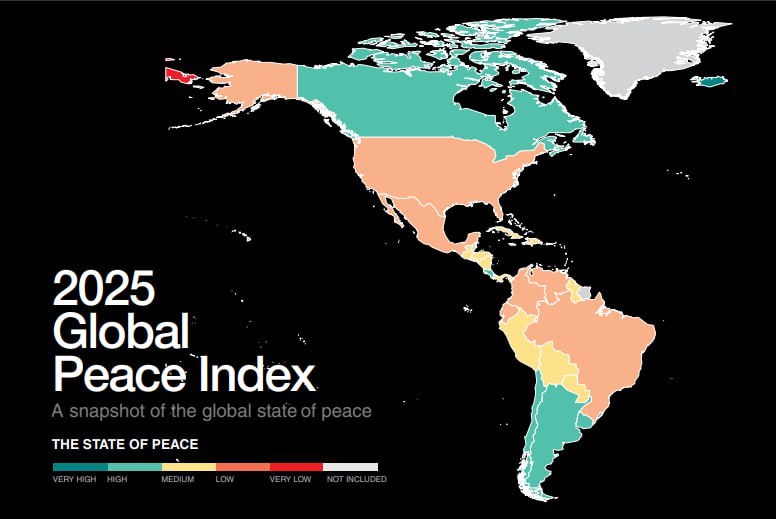 💢 افغانستان در شاخص جهانی صلح ۲۰۲۵؛ کاهش درگیری ‌ها، اما تداوم ناامنی و بی ‌ثباتی
